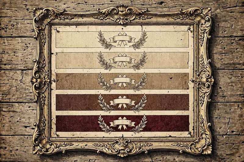 Parchment chart illustration with shaded bands and ribbon badges for each Rice Purity Score range